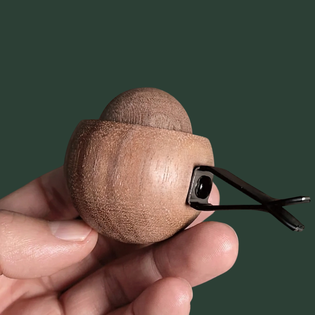 Wooden essential oil car diffuser